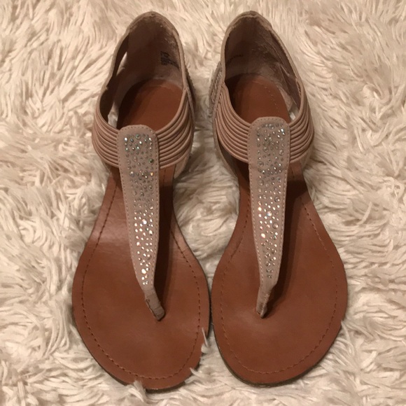 Sparkly Thong Sandals - Picture 1 of 8